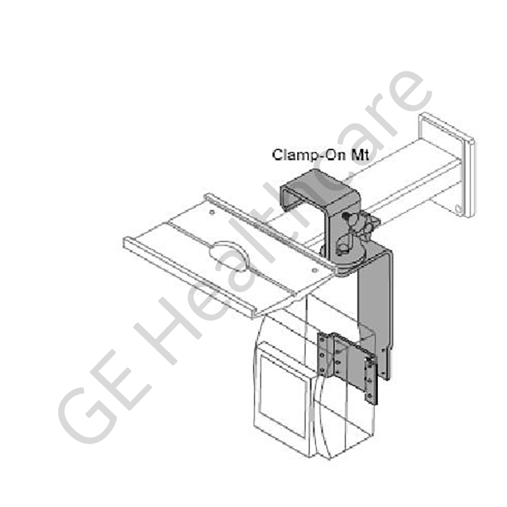 PRN50 with C-Clamp Hanger Mount